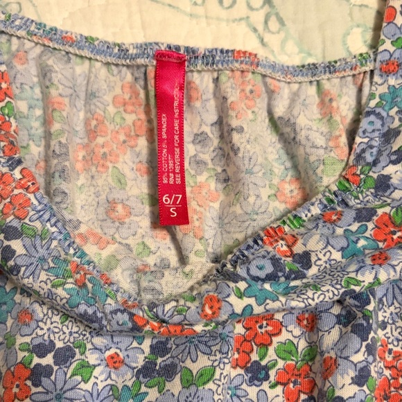 Floral Two-Piece Set with Ruffle Skirt - Picture 2 of 5